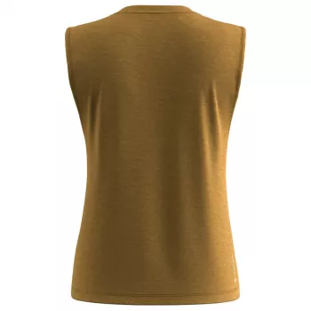 Salewa T-shirt sem mangas Eagle Minilogo Am - Golden Brown - Tamanho M