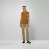 Salewa T-shirt sem mangas Eagle Minilogo Am - Golden Brown - Tamanho M
