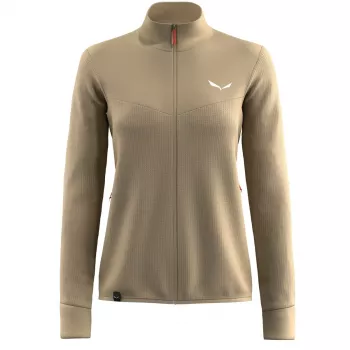 Salewa Casaco Puez Waffle Hybrid PL - Mulher - Quicksand - Tamanho S