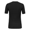 T-shirt Salewa Cristallo Warm Merino Wool - Black Out, tamanho S