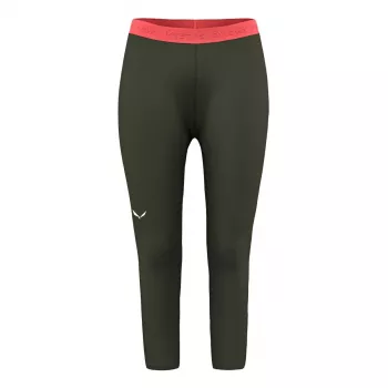 Calças térmicas Salewa Dark Olive tamanho S