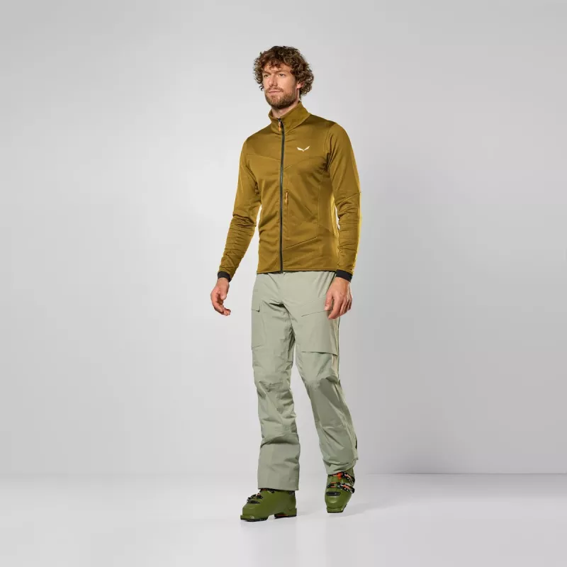 Casaco de veludo polar Salewa Sella Crevasse - Golden Brown, tamanho M