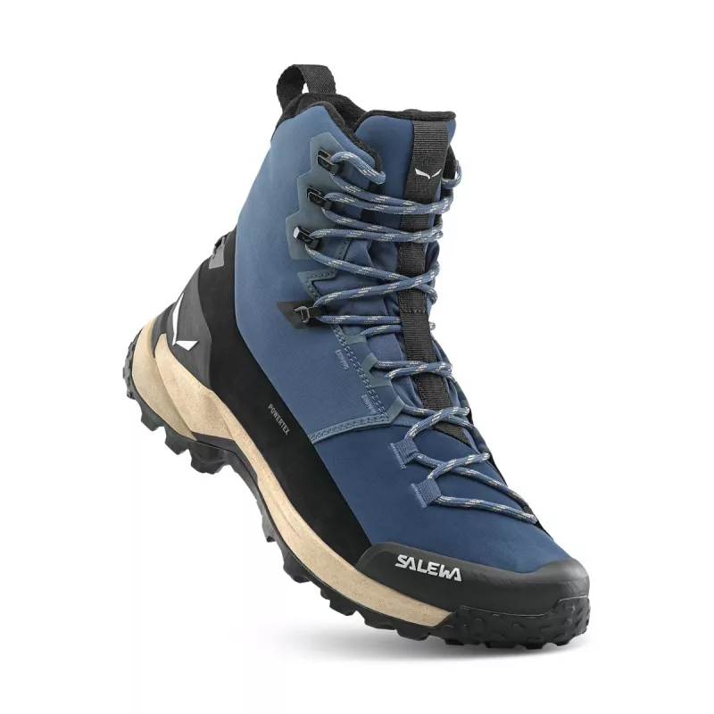Botas de caminhada Salewa Puez Winter Mid PTX - Dark Denim/Black - UK 10.5 (EU 45)