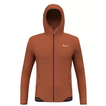 Casaco com capuz Salewa Pedroc PL - Bombay Brown