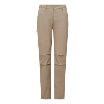 Salewa Agner Hemp Ripstop Calças para mulher - Quicksand - tamanho M