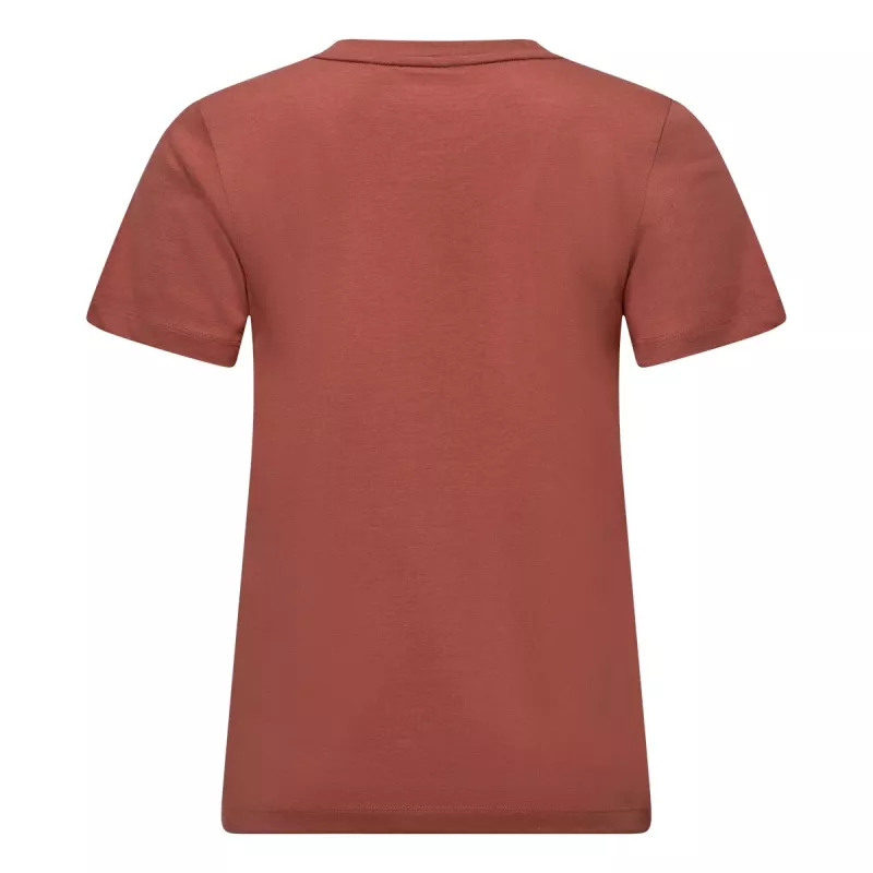 T-shirt Salewa Eagle para mulher - Etruscan Red XS