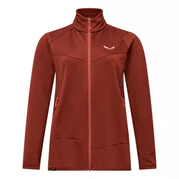 SALEWA Puez Altavia Polarlite Casaco de forro polar para mulher Etruscan Red 36 (S)