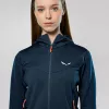 SALEWA Puez Altavia Fleece Hoody Navy Blazer mulher 36