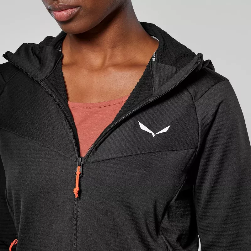 Casaco Salewa Puez Altavia PL HD - Black Out (mulher, XS)