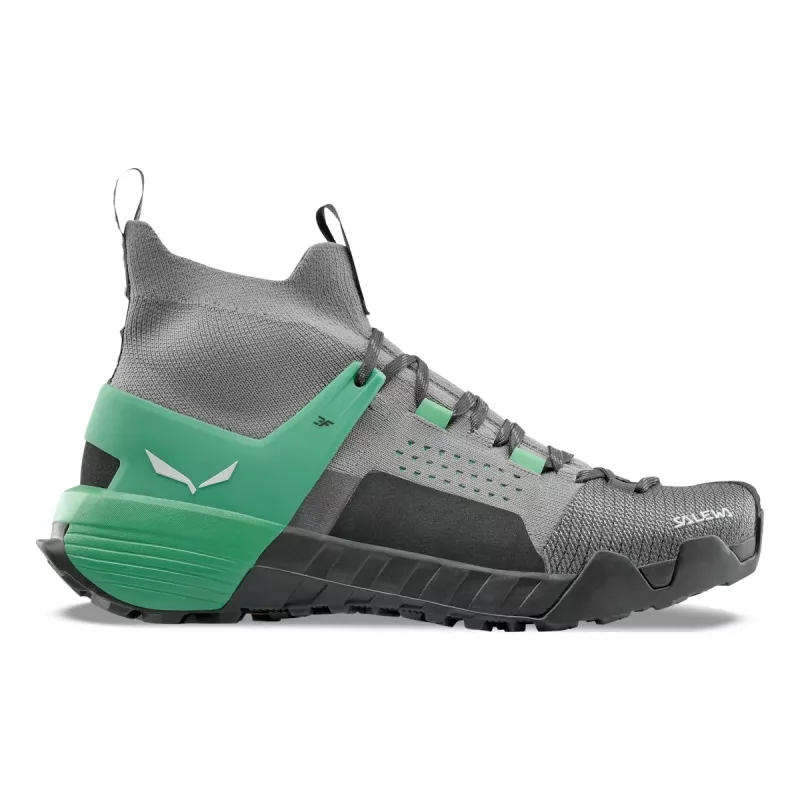 SALEWA Wildfire NXT Knit sapatos de aproximação mulher - Alloy/Irish Green - UK 5.5 (EU 38.5)