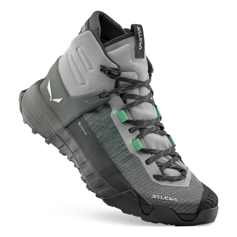 SALEWA Wildfire NXT Mid GTX botas de caminhada - Alloy/Dark Olive - UK 11.5 (EU 46.5)