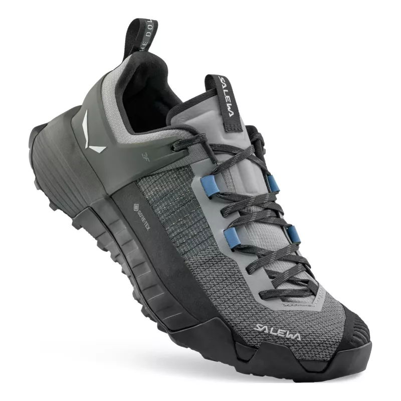 SALEWA sapatos de aproximação mulher UK 5 Alloy/Dark Olive GORE-TEX