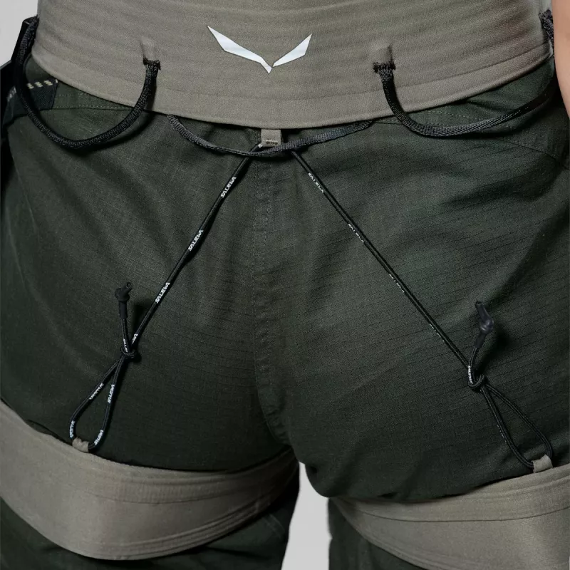 Salewa arnês Agner para mulher - Faded Green, tamanho XS