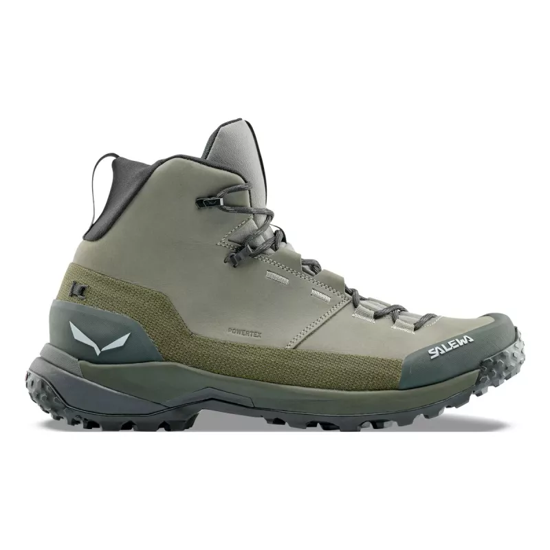 SALEWA Puez Leather Mid PTX botas de caminhada Shadow UK 7