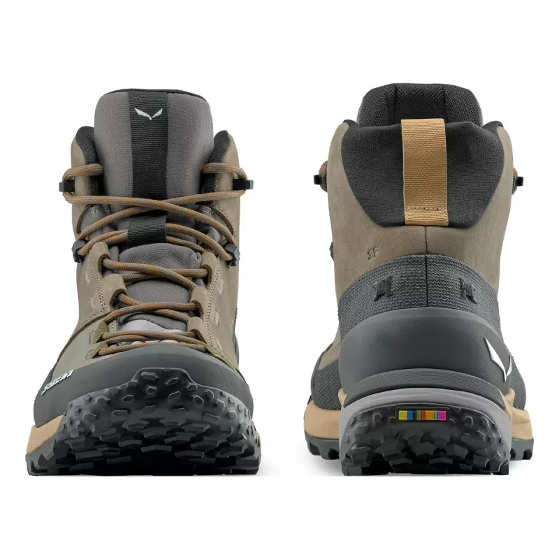 SALEWA Puez Leather Mid PTX sapatos de caminhada - Bungee Cord / Onyx - EU 44
