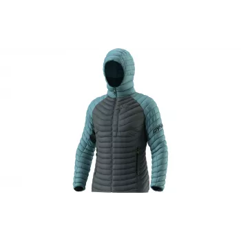 Casaco com capuz e penas SALEWA Dynafit Radical - Smoke Blue, tamanho S