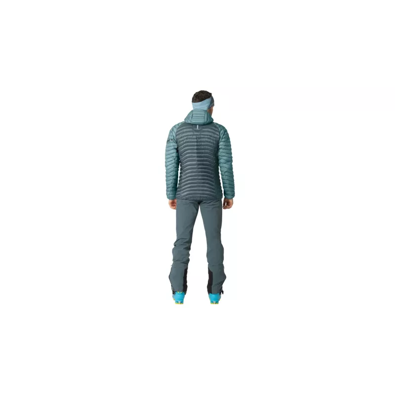 Casaco com capuz e penas SALEWA Dynafit Radical - Smoke Blue, tamanho S
