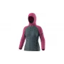 Casaco com capuz e penas SALEWA Radical Down Hood para mulher Magenta 36