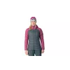 Casaco com capuz e penas SALEWA Radical Down Hood para mulher Magenta 36