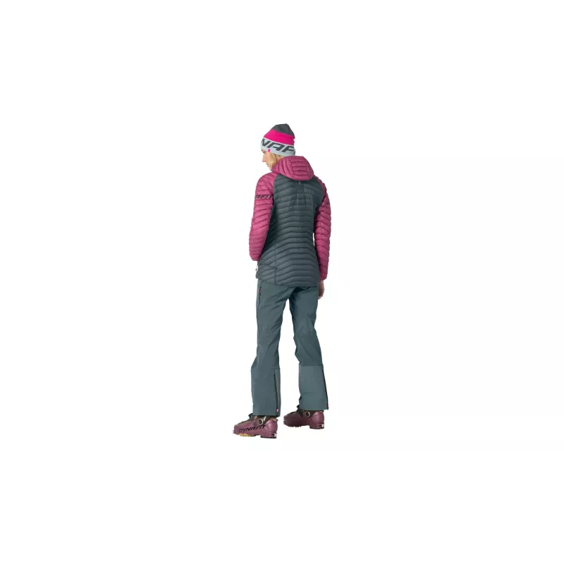 Casaco com capuz e penas SALEWA Radical Down Hood para mulher Magenta 36