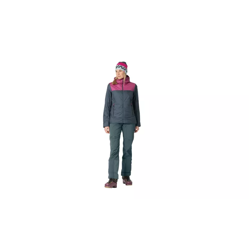 Casaco isolado com capuz SALEWA Dynafit Radical PRL para mulher - Magenta, tamanho S