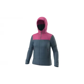 Casaco isolado com capuz SALEWA Dynafit Radical PRL para mulher - Magenta, tamanho M
