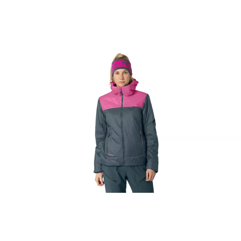 Casaco isolado com capuz SALEWA Dynafit Radical PRL para mulher - Magenta, tamanho M