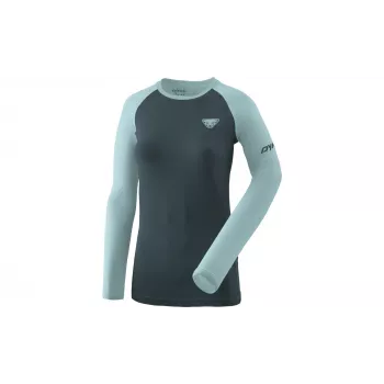 T-shirt de manga comprida SALEWA Women's Dynafit Alpine Pro - Cloud Blue, tamanho XS