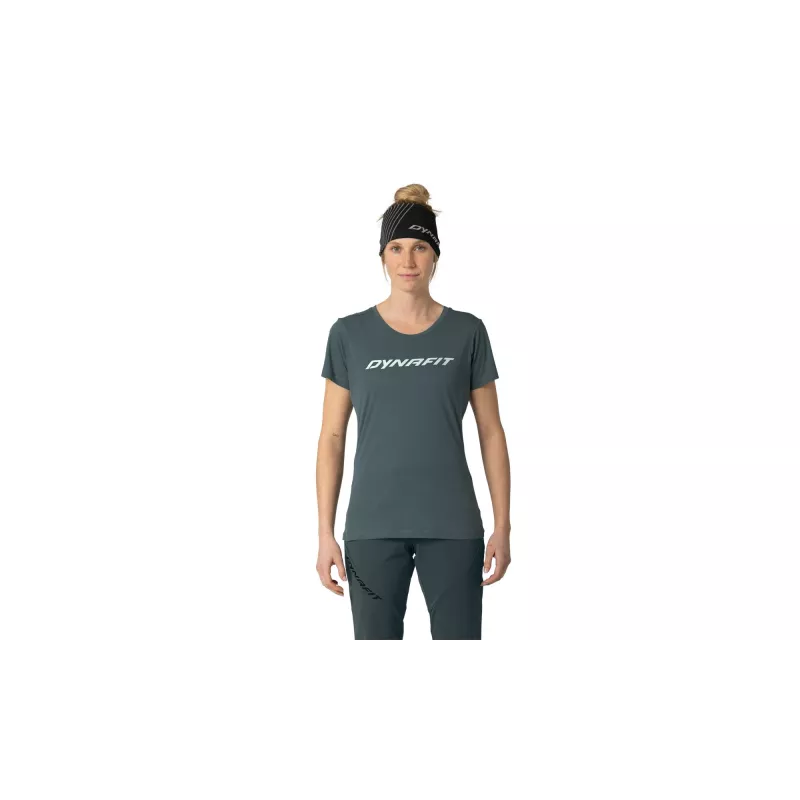 T-shirt SALEWA Traverse Shirt 2 SS para mulher Cinder 38 (M)