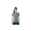 T-shirt SALEWA Traverse Shirt 2 SS para mulher Cinder 38 (M)
