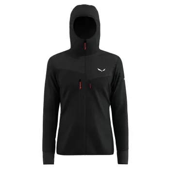 Casaco com capuz Salewa Agner Polarlite - Black Out - tamanho S