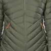 Casaco de penas SALEWA Brenta para mulher Faded Green 36 (S)