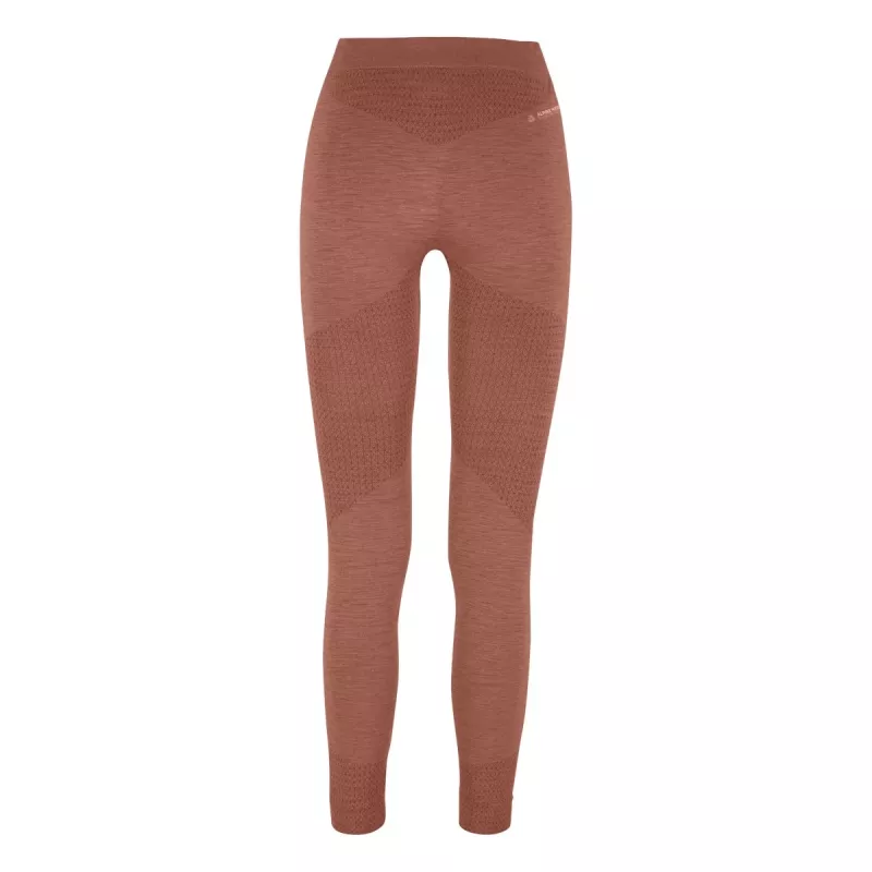 Leggings de camada base Salewa Zebru Responsive Tight para mulher - Etruscan Red, tamanho M