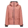 Casaco Salewa Sella 3L PTX para mulher - Desert Pink - tamanho S