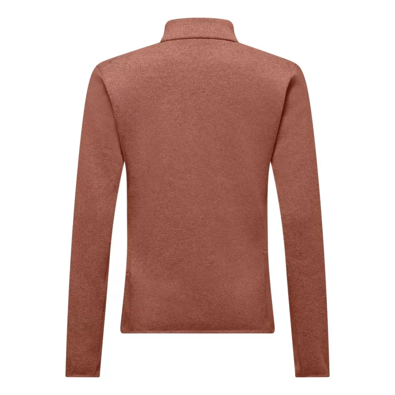 Casaco de lã polar SALEWA Puez Rocca PL para mulher Etruscan Red