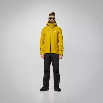 Casaco SALEWA Ortles GTX 3L de homem Golden Brown EU 48 M
