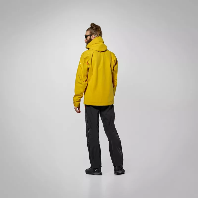 Casaco SALEWA Ortles GTX 3L de homem Golden Brown EU 48 M