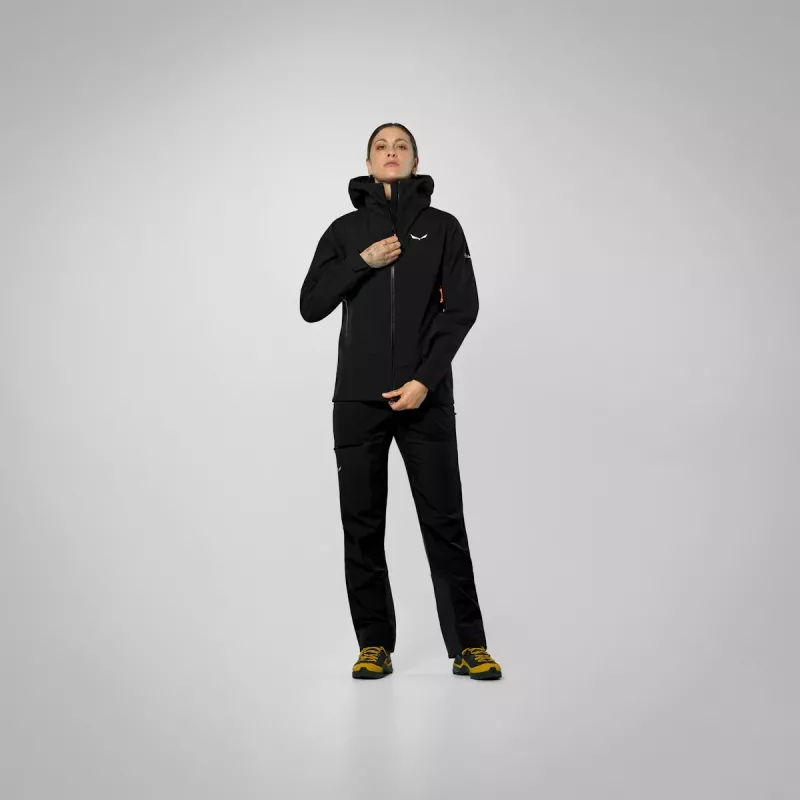 Casaco SALEWA Ortles GTX 3L EPE mulher - Black - 36
