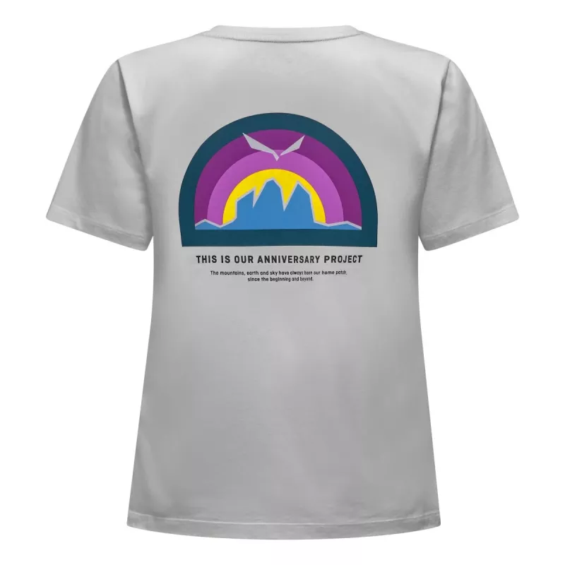 T-shirt Salewa Eagle Anniversary - Optical White - mulher XS