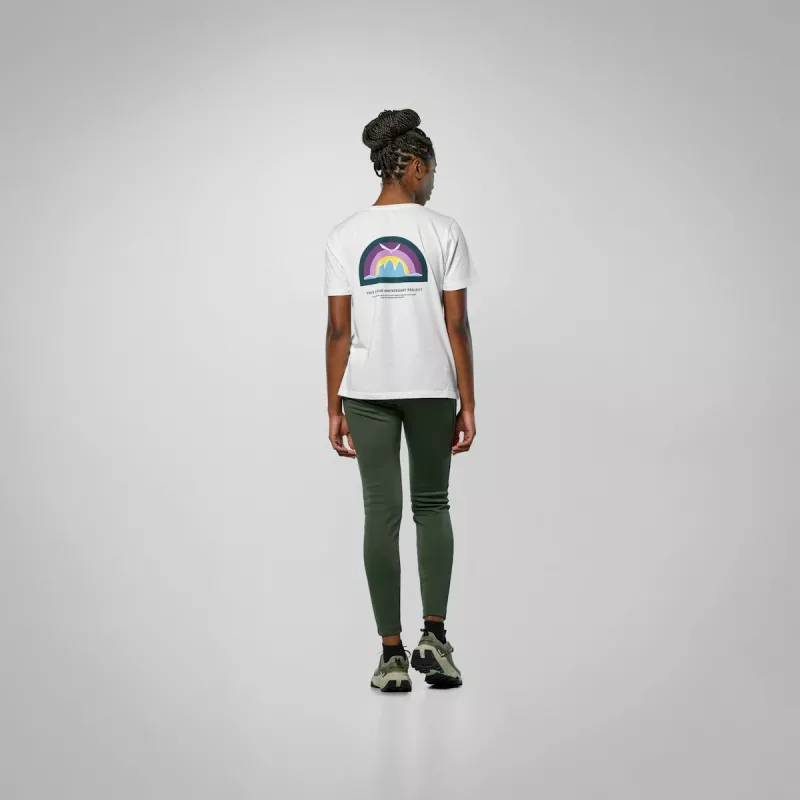 T-shirt Salewa Eagle Anniversary - Optical White - tamanho M
