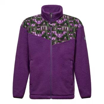 Sweatshirt de fleece com fecho completo Salewa Eagle Anniversary de mulher XS Plum