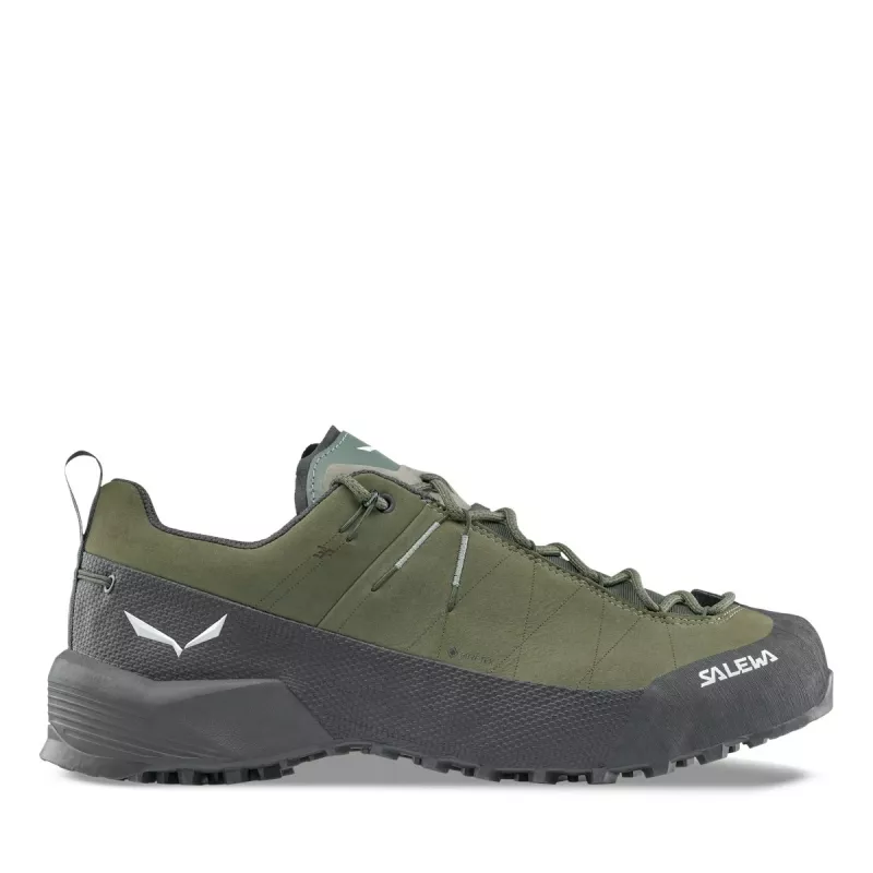 Botas de caminhada Salewa Wildfire Leather 2 GTX - Faded Green/preto, EU 44