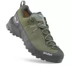 Sapatos de aproximação Salewa Wildfire Leather 2 GTX - Faded Green/preto, EU 44.5