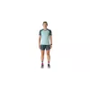 T-shirt de manga curta Dynafit Alpine Pro de mulher SALEWA - Cloud Blue, tamanho XS