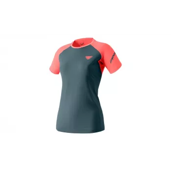 T-shirt de mulher SALEWA Dynafit Alpine Pro S/S Tee - Cinder/Cinder, tamanho XS