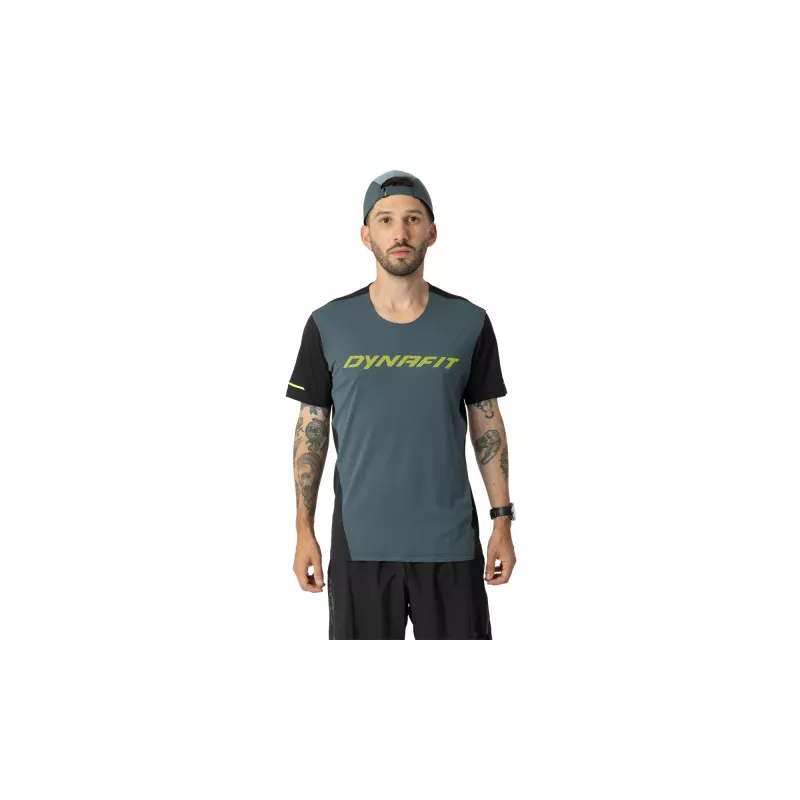 T-shirt de corrida SALEWA Dynafit Alpine 2 S/S Tee - Cinder (tamanho S)