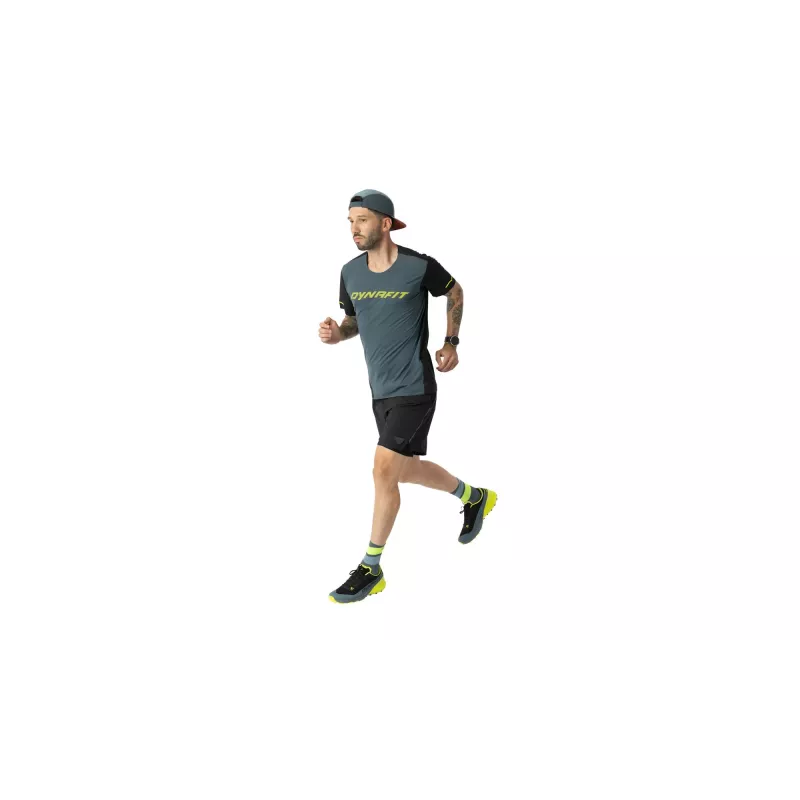 T-shirt de corrida SALEWA Dynafit Alpine 2 S/S Tee - Cinder, tamanho M