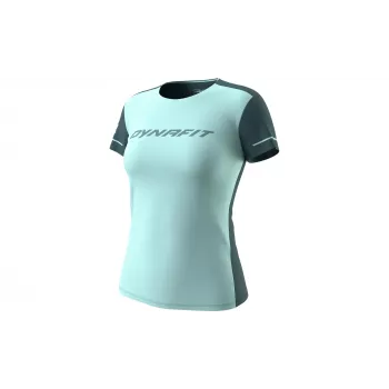 T-shirt de mulher SALEWA Quick-Dry Dynafit Alpine 2 S/S Tee - Cloud Blue, tamanho M