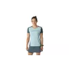 T-shirt de mulher SALEWA Quick-Dry Dynafit Alpine 2 S/S Tee - Cloud Blue, tamanho M
