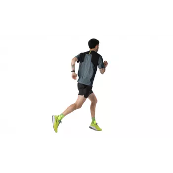 T-shirt de corrida SALEWA Dynafit Sky Shirt - Cinder - tamanho L